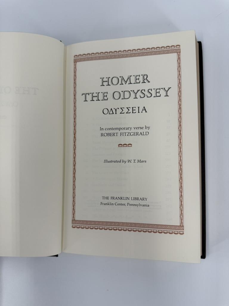 1979 Homer's "The Odyssey" - Franklin Library Collectible Edition