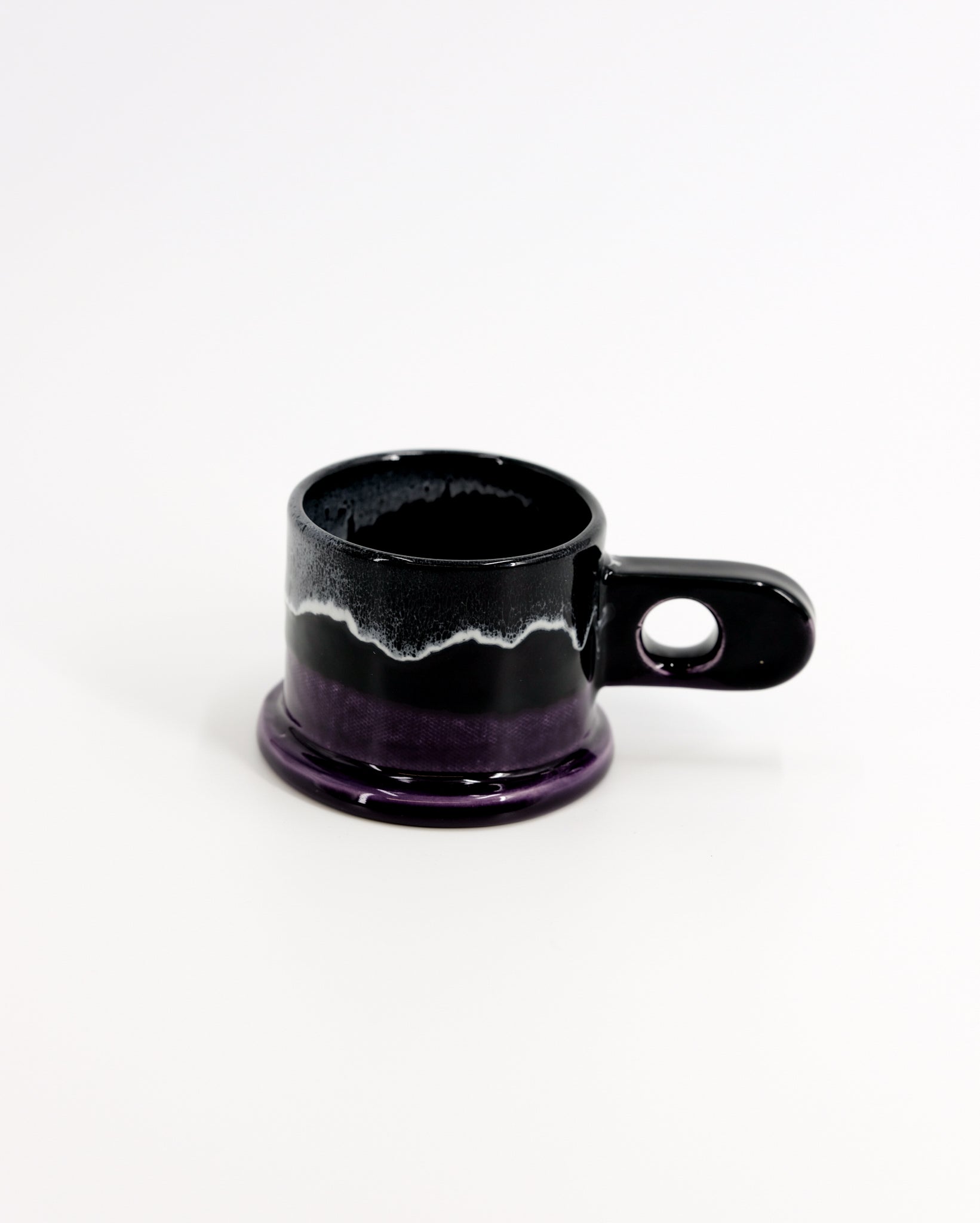 Double Dip Mug by Peter Shire #11 - Purple and Black