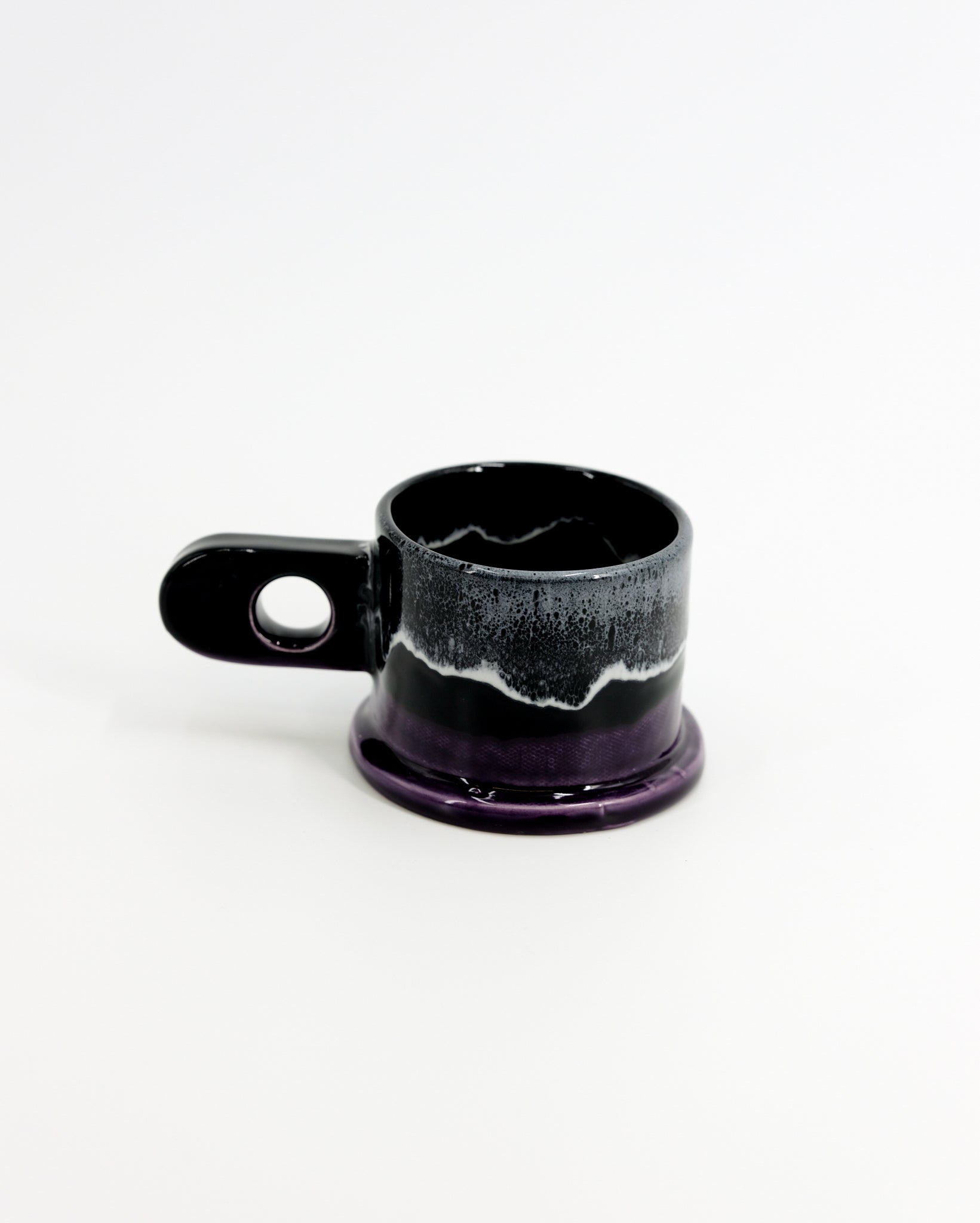 Double Dip Mug by Peter Shire #11 - Purple and Black