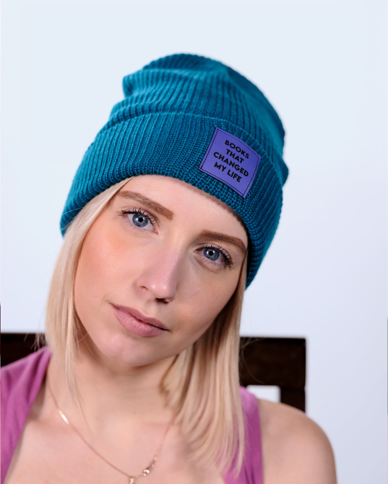 Books That Changed My Life Beanie - Blue