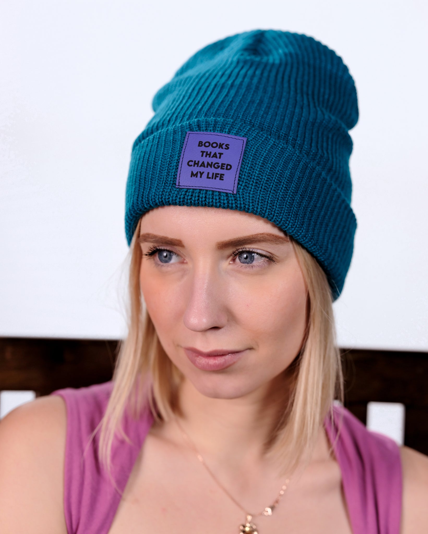 Books That Changed My Life Beanie - Blue