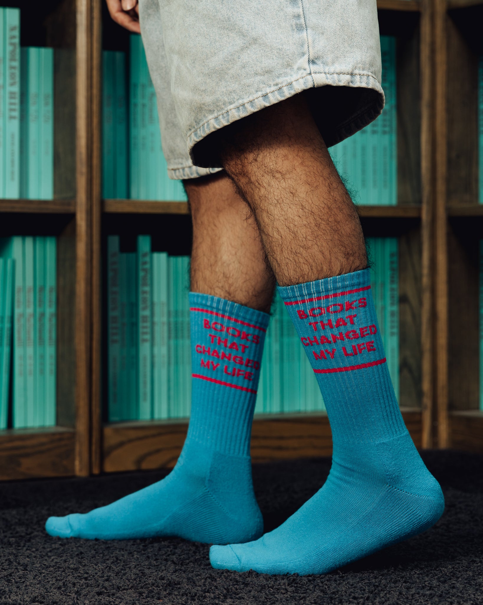 Books That Changed My Life Socks - Blue