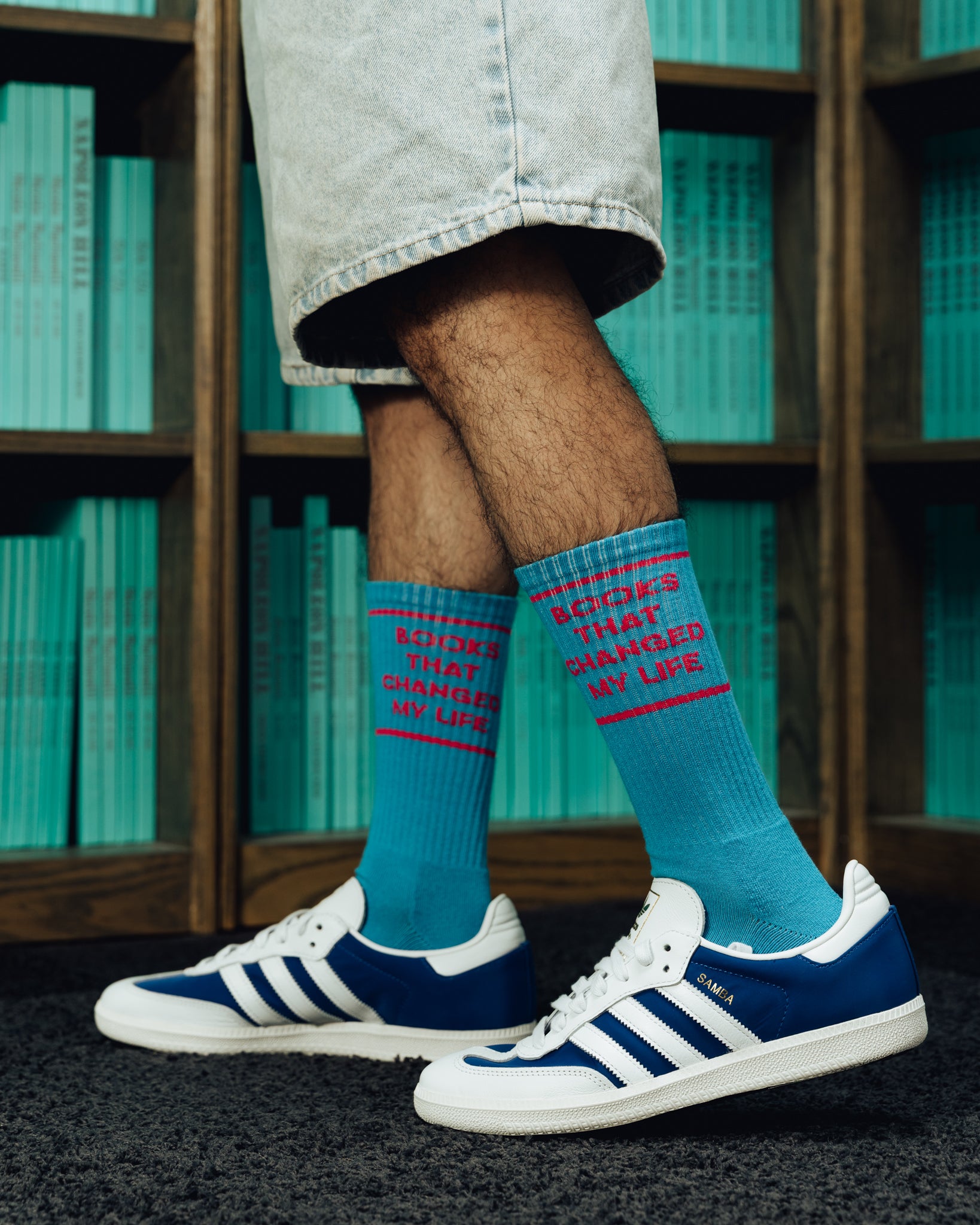 Books That Changed My Life Socks - Blue