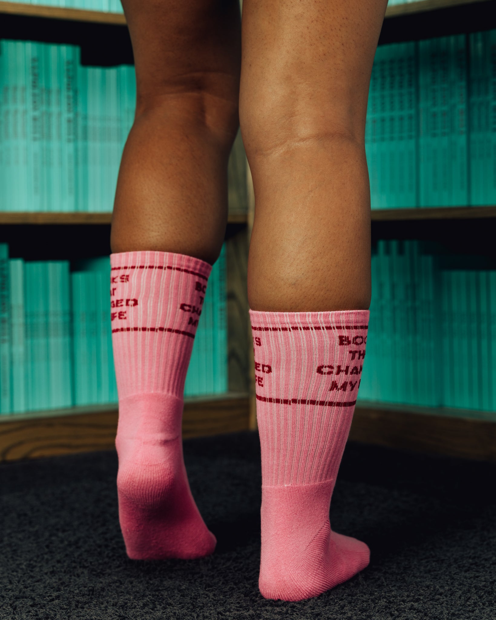 Books That Changed My Life Socks - Pink