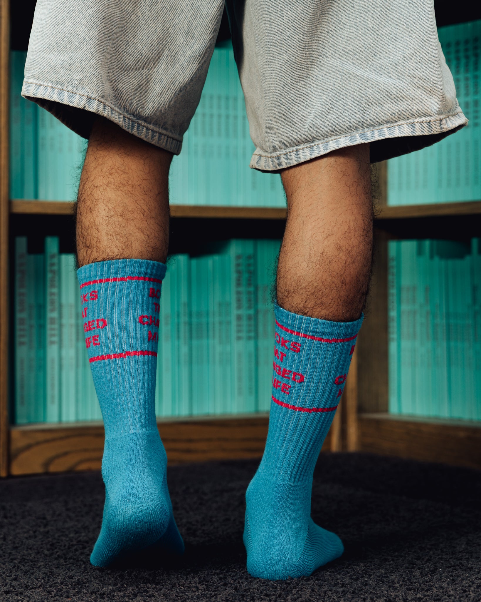 Books That Changed My Life Socks - Blue