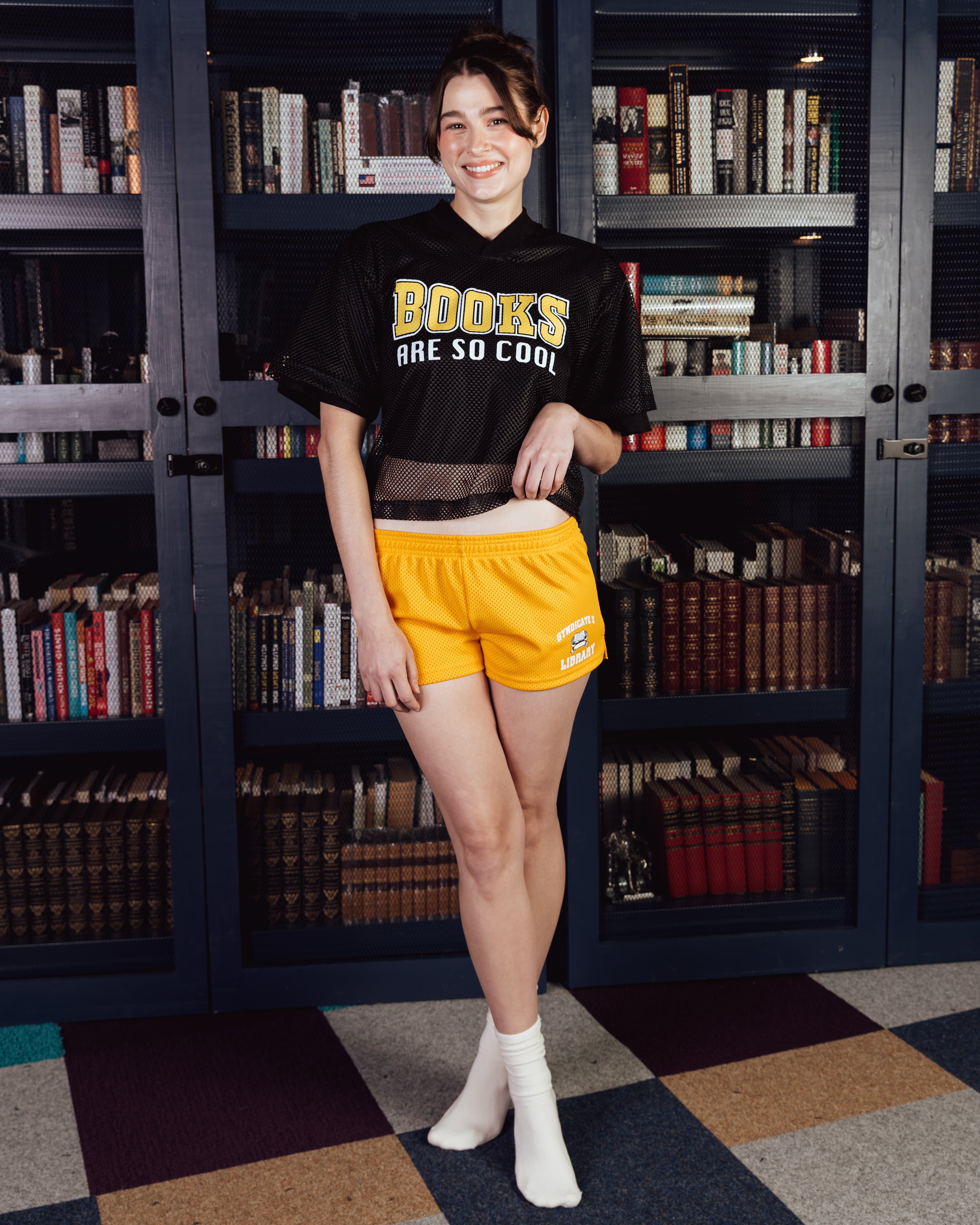 Book Nerd Mesh Shorts
